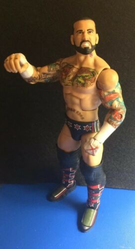 WWE Mattel Elite CM Punk Head Swapped Action Figure