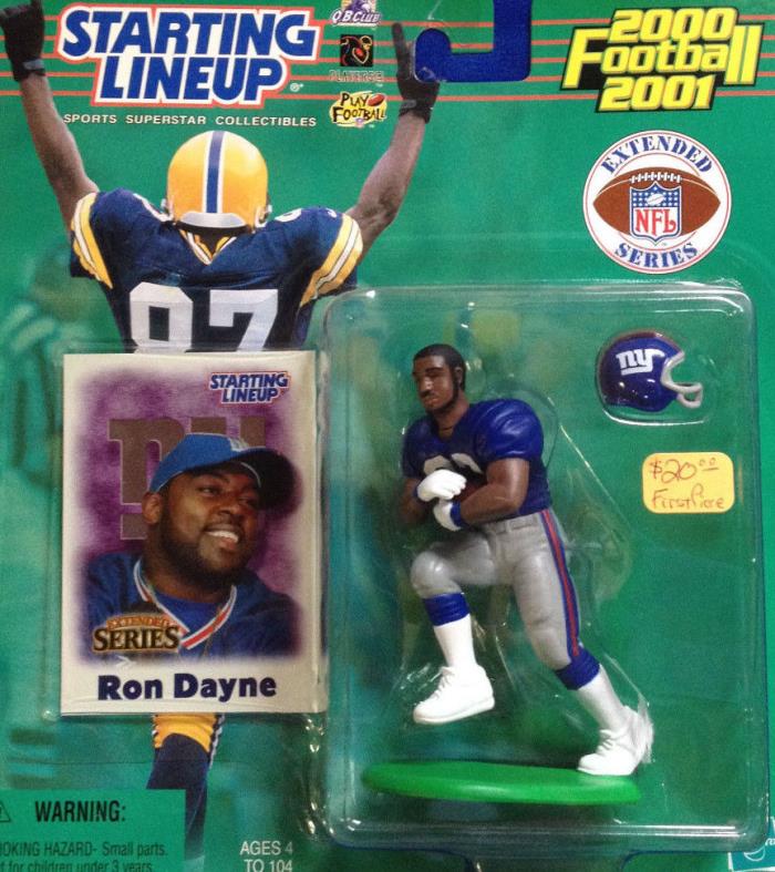 2000 Starting Lineup Ron Dayne NFL New York Giants Action Figure MIP