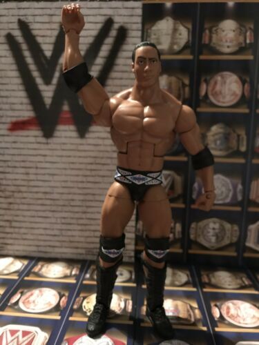 WWE Elite Flashback The Rock Action Figure[Nation of Domination]