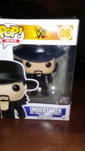 Funko POP! WWE #08 Undertaker Vinyl Wrestler WWF Wrestling Action Figure