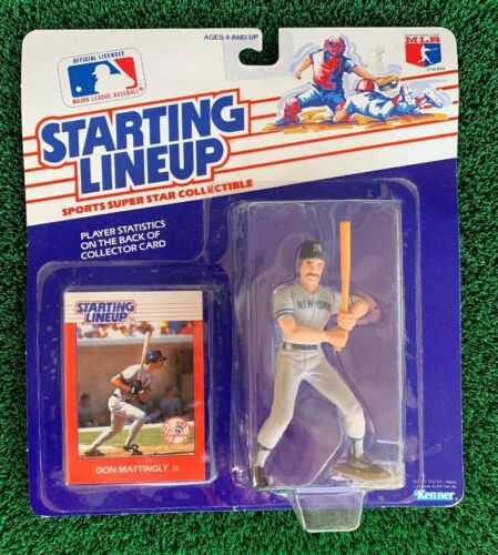 1988 Don Mattingly Starting Lineup New York Yankees Figure And Card Only Mint
