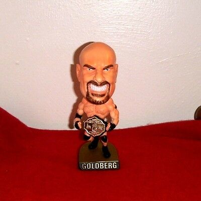 GOLDBERG WCW/NWO Head Ringers Figure Statue 1999 Toy Biz