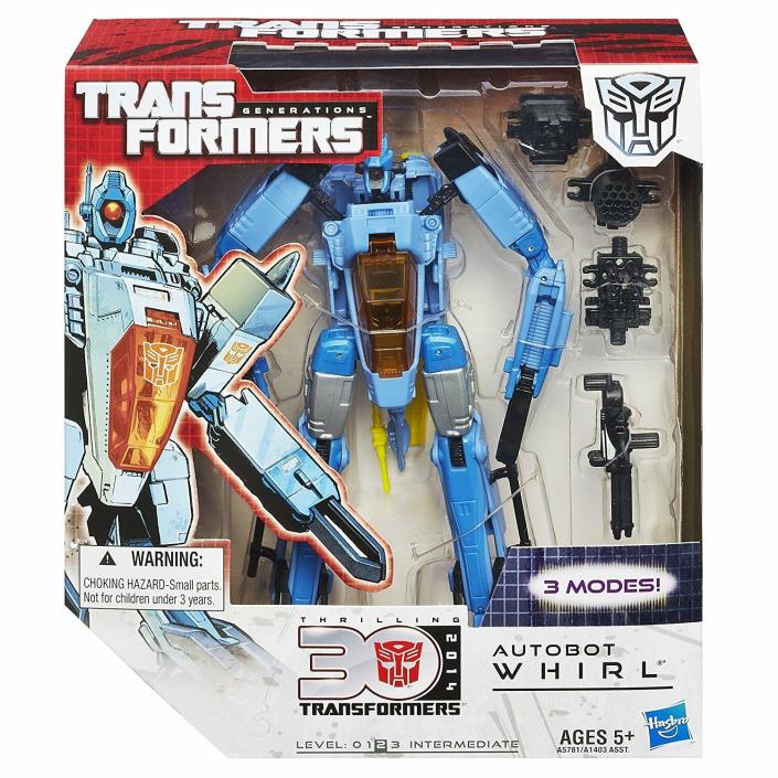 WHIRL Transformers Generations Voyager 30th Anniversary Robot Comic Book Toy