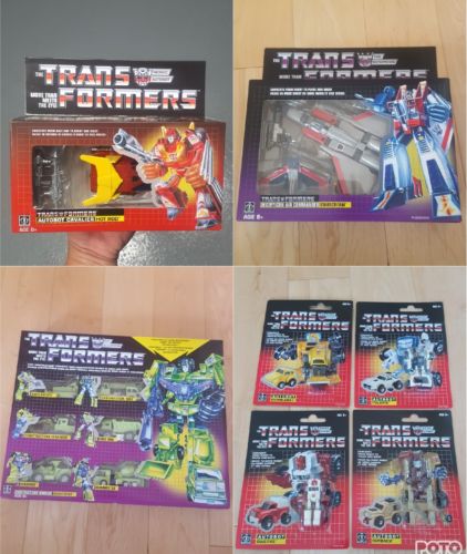 Transformers G1 Walmart Reissue Complete Set