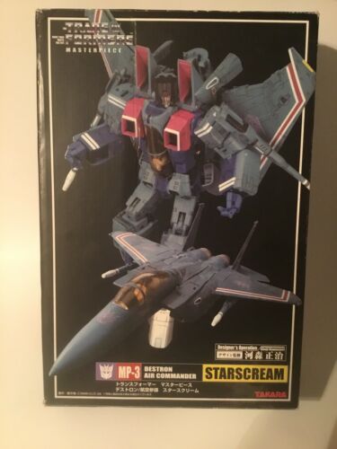 Transformers Takara Masterpiece MP-3 BLUE STARSCREAM Figure + Box