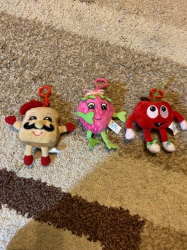 Whiffer Sniffers Toys Lot Of 3 Frenchy Adam Apple Bitsy Berry