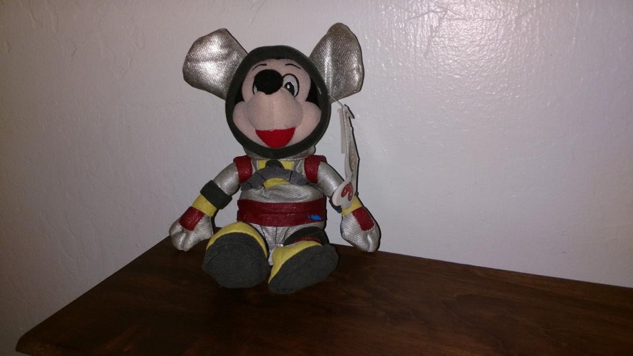 Disney Mouseketoys - Mickey Space Suit Bean Bag Toy with original tags (retired)