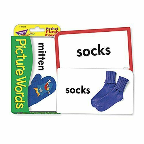 Picture Words Pocket Flash Cards by Trend (NEW) T-23003