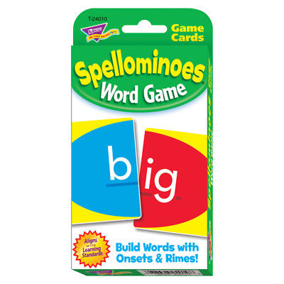 (12 EA)CHALLENGE CARDS SPELLOMINOES