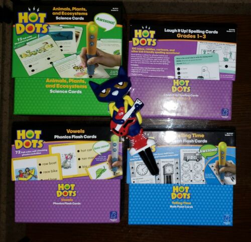 Hot Dots Educational Learning Books Lot Excellent condition