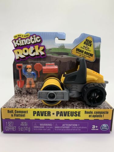 Kinetic Rock - Vehicle Paver Toy Kit With 5oz Of Kinetic Rock, For Ages 3 And Up