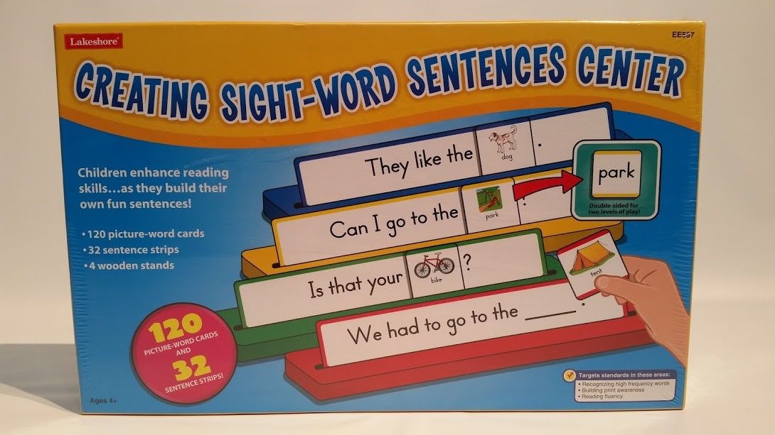 Lakeshore Creating Sight-Word Sentences Center New Sealed
