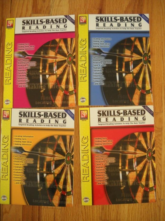 Lot of 4 Remedia Publications: Skills Based Reading Targeted Activities Teachers