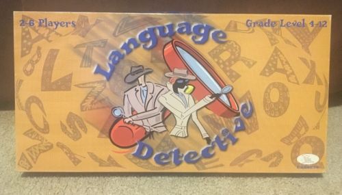 LANGUAGE DETECTIVE Board Game