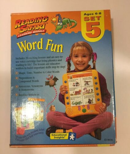 Reading Safari Learning Module word fun set 5 Educational Insights