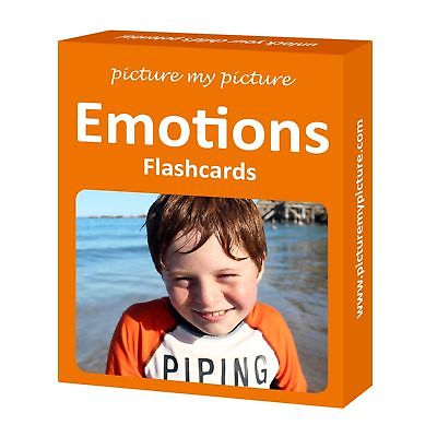 Picture My Picture Feelings and Emotions Flash Cards: 40 Emotion Language Pho...