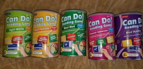 Lakeshore Learning Can Do! Reading Games Lot of 6 Grades1-2 Word Work Phonemic