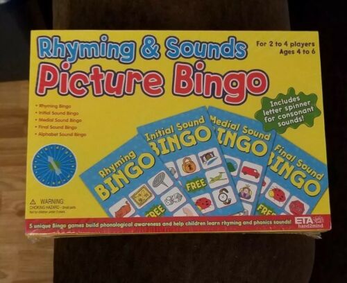 Rhyming & Sounds Picture Bingo