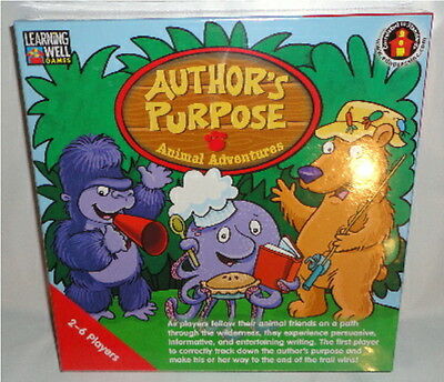 AUTHORS PURPOSE ANIMALS ADVENTURES-IMPROVES READING & LEARNING-NEW