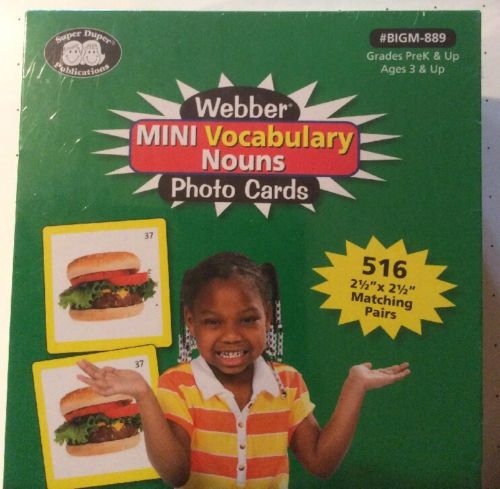 Webber Photo Flash Cards NOUNS Super Duper Publication