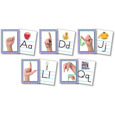 AMERICAN SIGN LANGUAGE CARDS SET OF 26