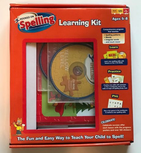 Hooked on Spelling Learning Kit Ages 5-8 First grade