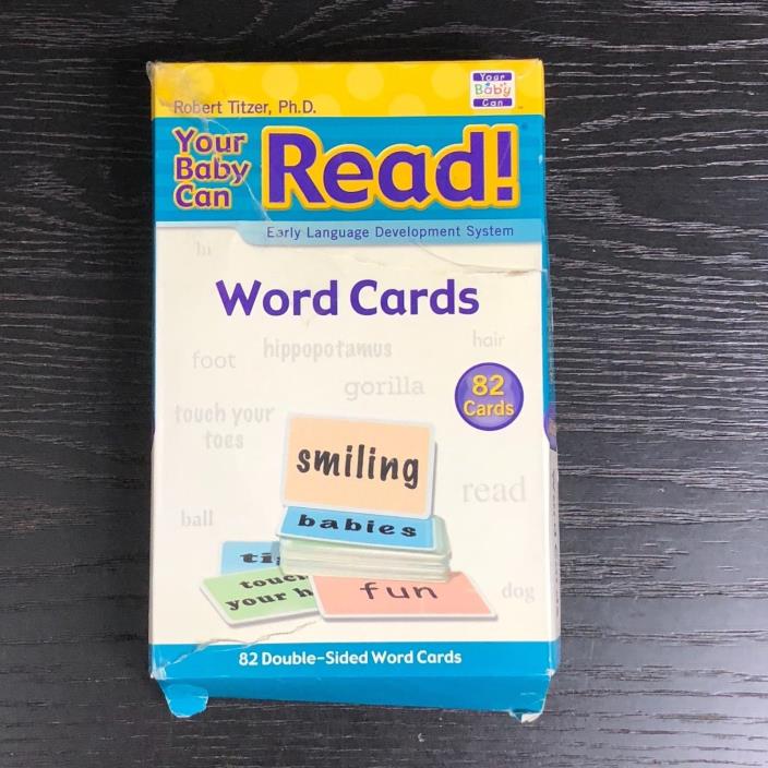 Your Baby Can Read Learn to Read Word Cards 82 Double-Sided Word Cards