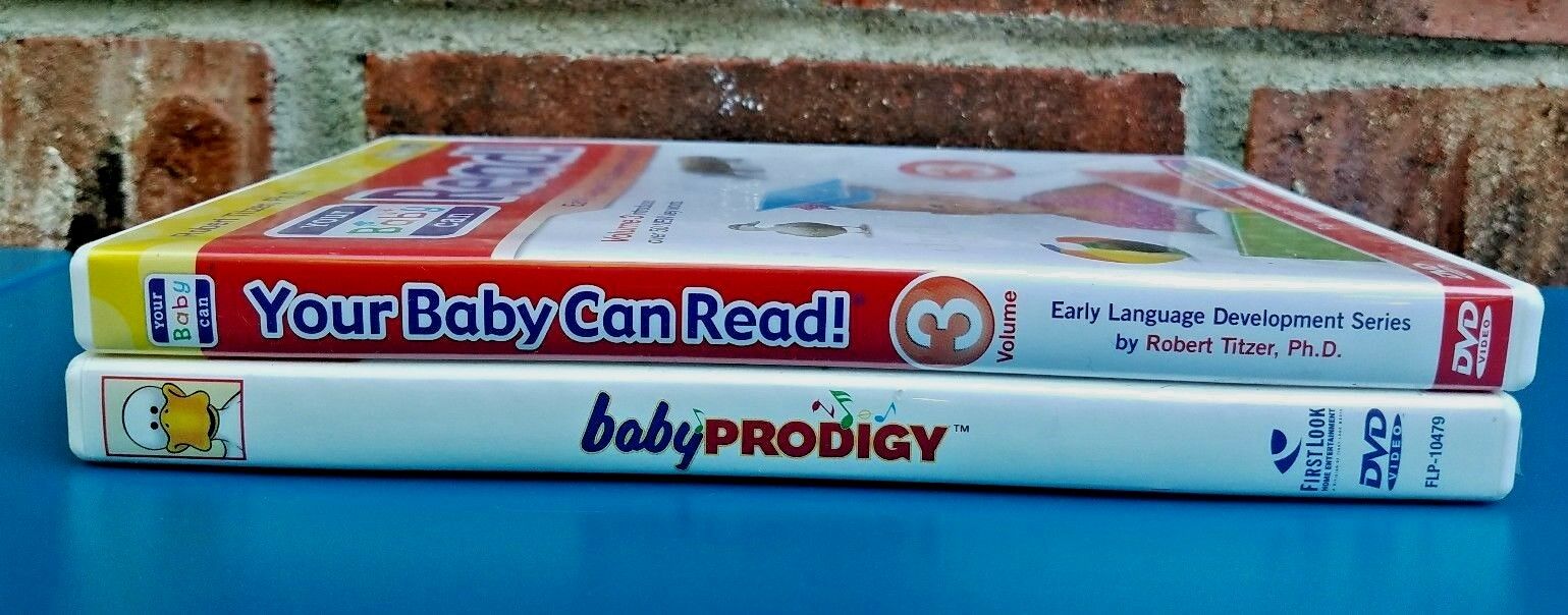 Your Baby Can Read Volume 3 / Baby Prodigy with Dookie Duck ~2 DVD LOT~Wonderful