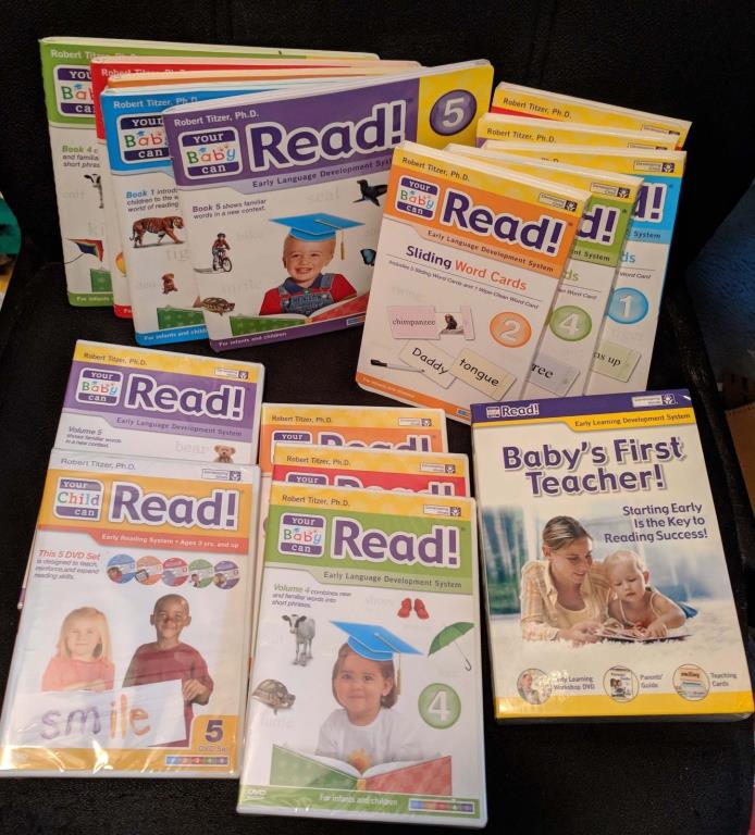 Your Baby Can Read Set_DVDs_Books_Sliding Word Cards_Baby's First Teacher