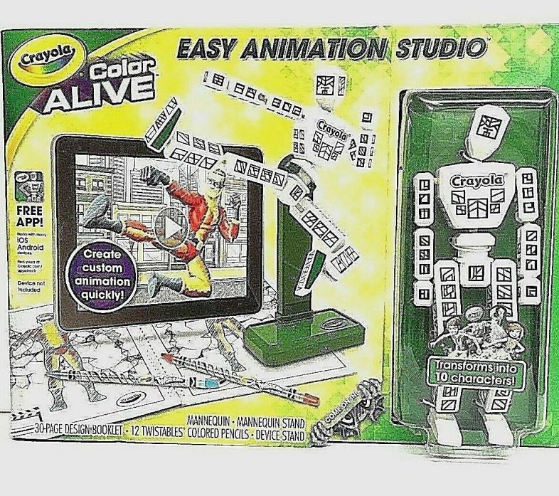 **NEW**  Crayola Brand Color Alive Easy Animation Studio 95-1052