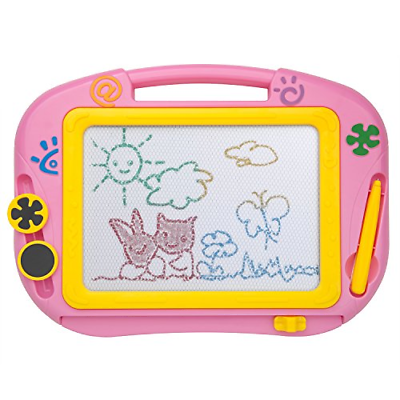 ikidsislands IKS88P [Travel Size] Color Magnetic Drawing Board for Kids, Doodle