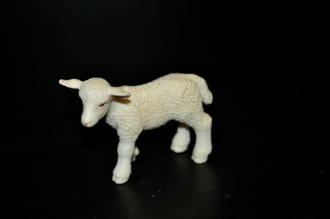 Retired Schleich Lamb Sheep Farm Animal Toy Figure