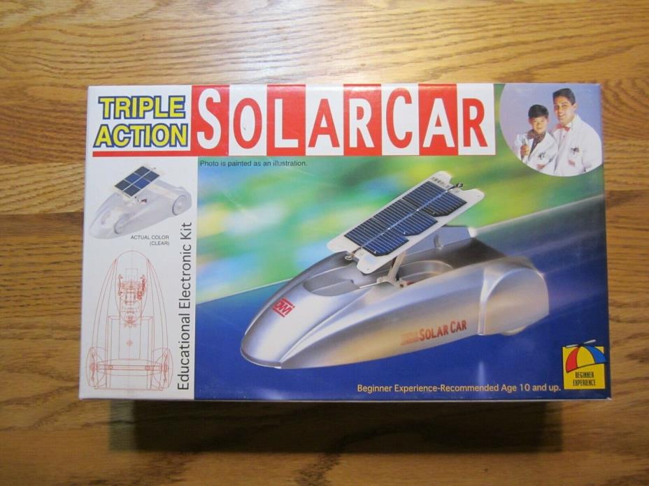 OWI Triple Action Solar Car 685 Educational Electronic Kit Brand New In Box
