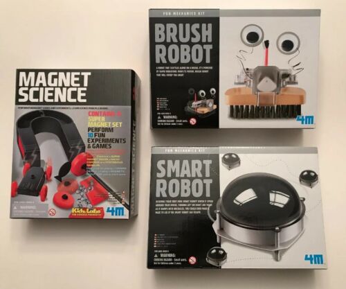 4M Brush Robot & Smart Robot & Magnet Science