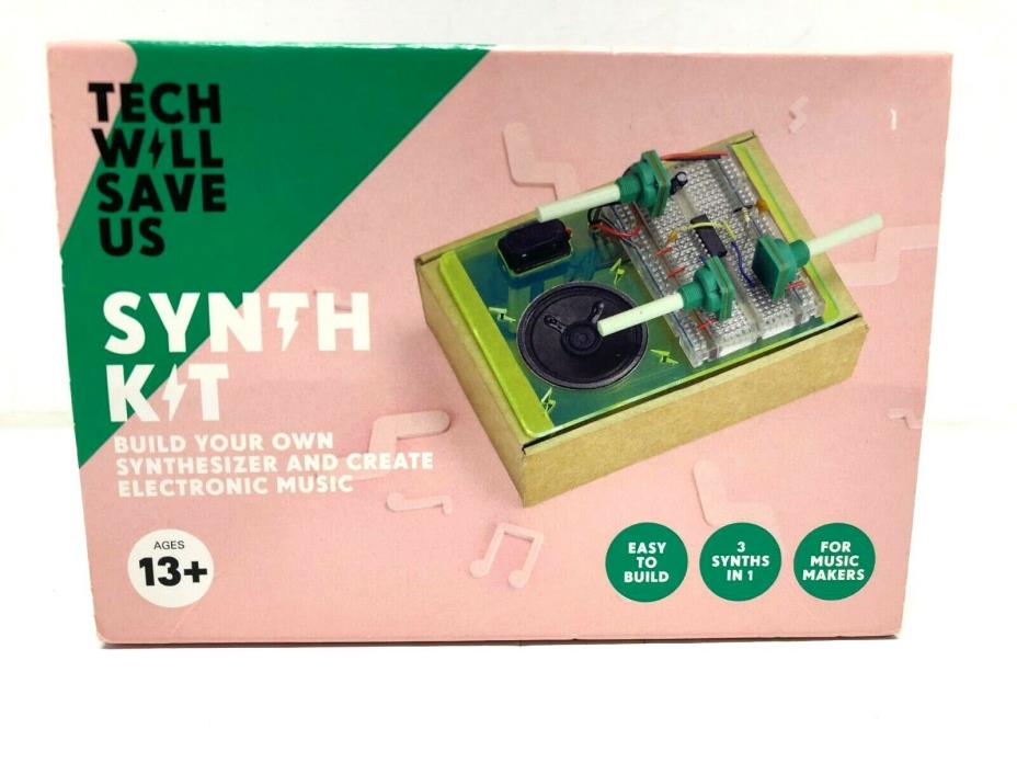 TECH WILL SAVE US: SYNTH KIT - Build Your Own Synthesizer - Educational DIY