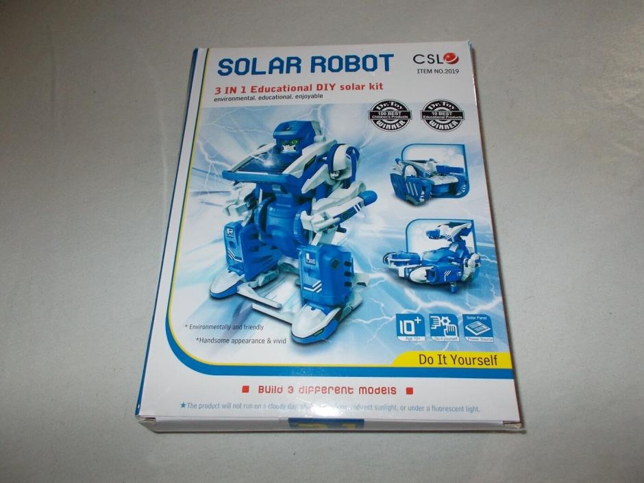Solar Robot educational hobby model kit quality do it yourself 3 in 1 CSL 2019