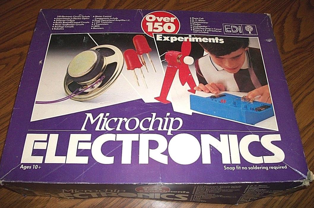 Vintage Tree of Knowledge EDI Microchip Electronics 150+ Science Fair Projects