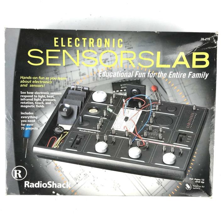 Electronic Sensorslab Sensors Lab Radio Shack 28-278 Sensor lab With Manual  A2