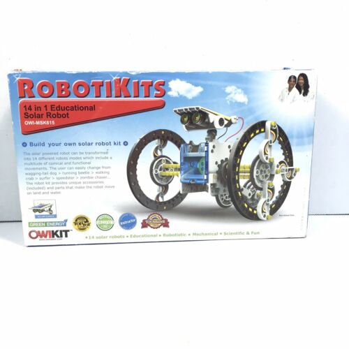 OWIKIT Robotikits 14-in-1 Educational Solar Robot Kit OWI-MSK615 10+ Level 01/02