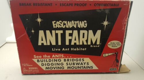 Original Uncle Milton's ANT FARM Live Habitat Insect Bug Colony School