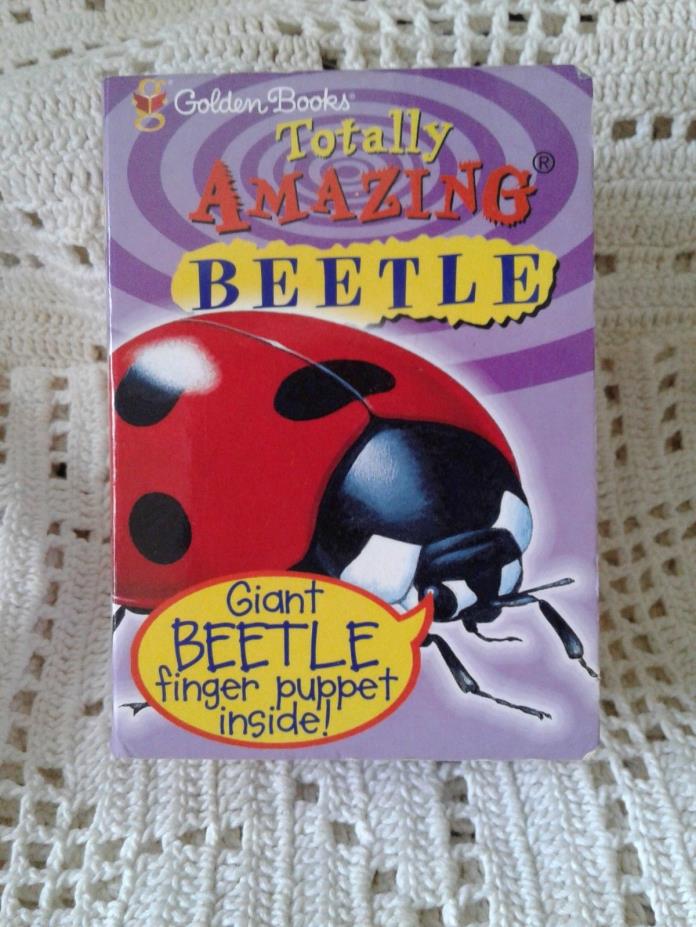 2000 GOLDEN BOOKS TOTALLY AMAZING BEETLE -BOOK AND FINGER PUPPET