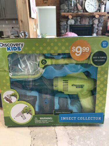 Discovery Kids Outdoor Adventure Insect Collector Kit :: Net Tongs Collector NIB