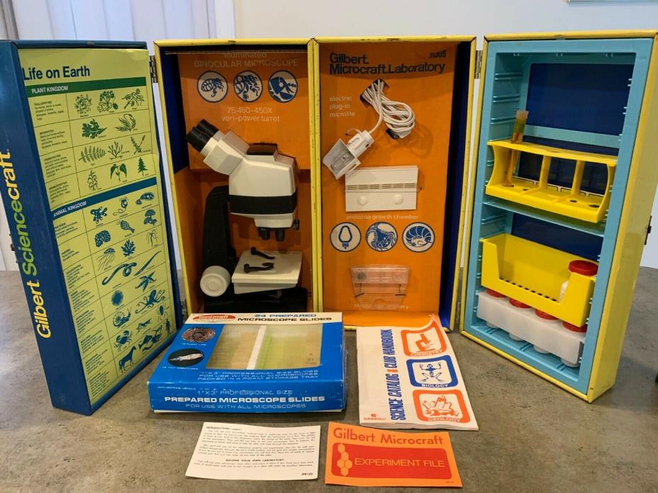 Vintage Gilbert Sciencecraft Portable Action Lab Microcraft Lab Model 31305 RARE
