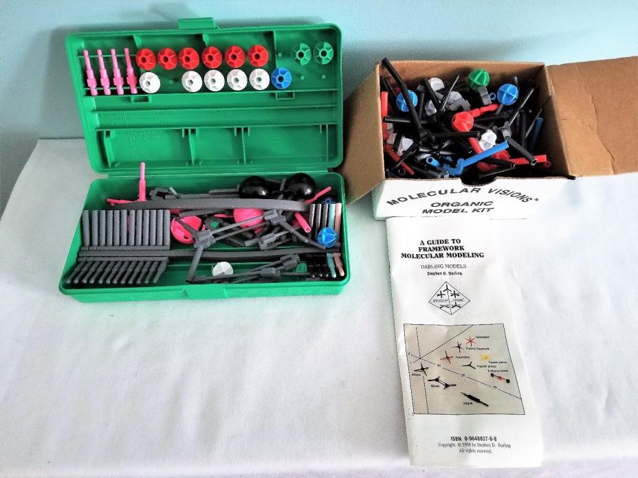 Molecular Visions Model Kits Lot For Parts  With Guide