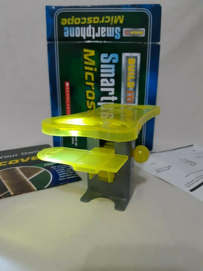 Scholastic Build-It Smartphone Microscope 60X Magnification New Unused