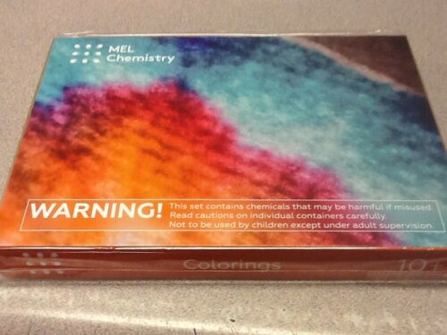 Mel Chemistry Science Colorings Experment Kit Factory Sealed
