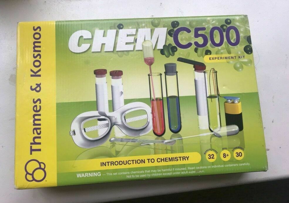 NEW Chemistry Chem C500 Experiment Kit Thames & Kosmos 30 Experiments Sealed