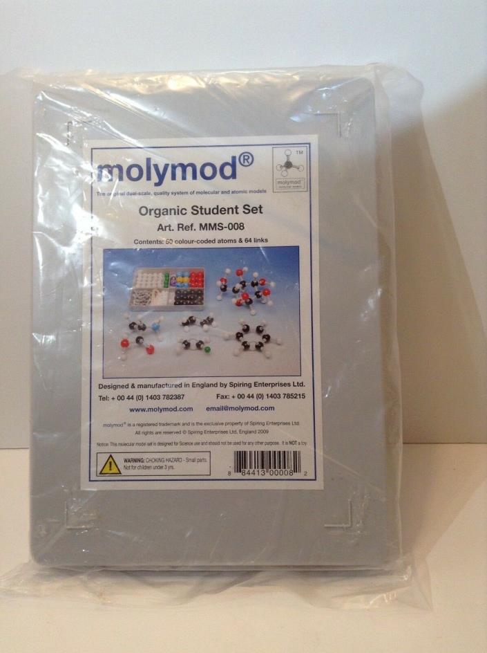 NEW!! Molymod MMS-008 Organic Chemistry Molecular Model Student Set (50 atoms)
