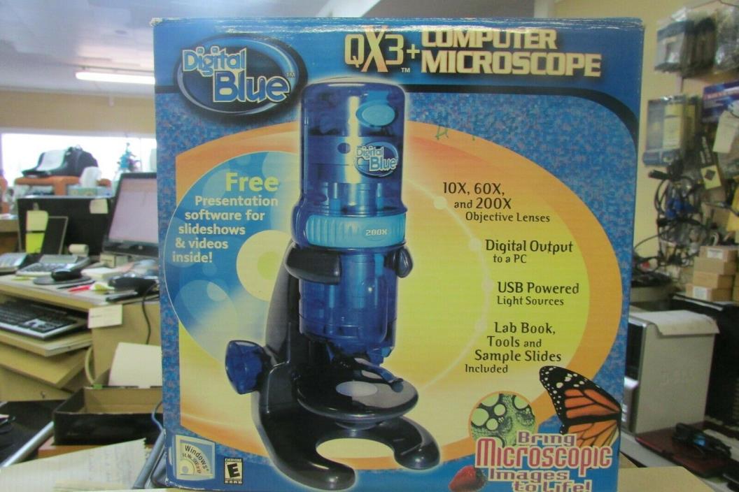 DIGITAL BLUE QX3 COMPUTER MICROSCOPE