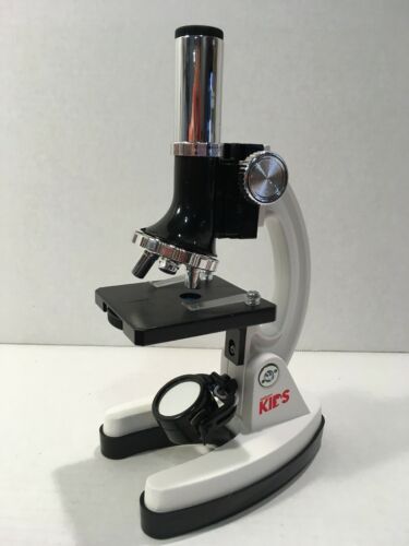 Microscope Science Kit for Kids Set Lab Biological w Metal Arm Case 52 Piece